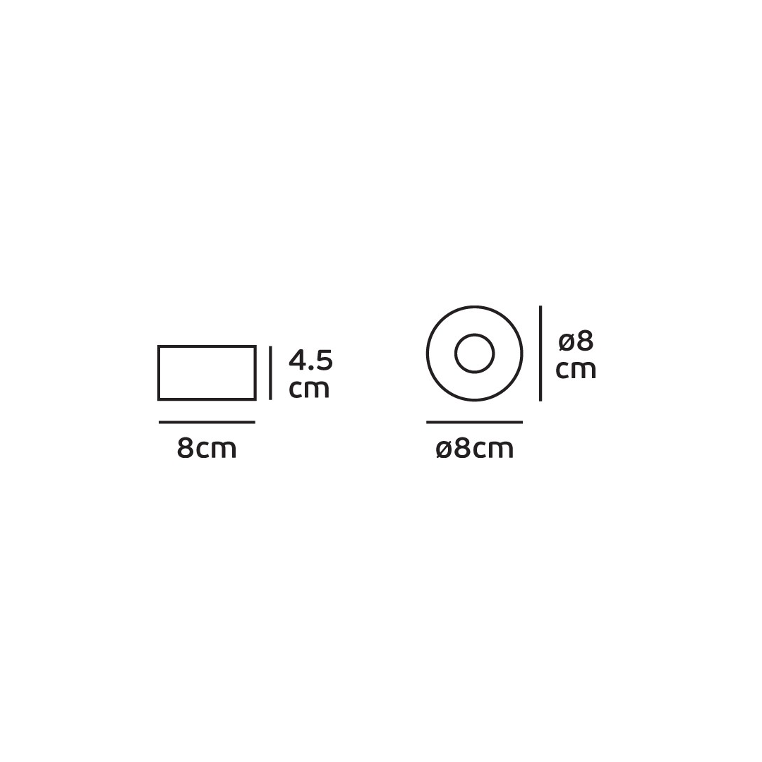Spot aplicat LENS MEDIUM — imagine 2