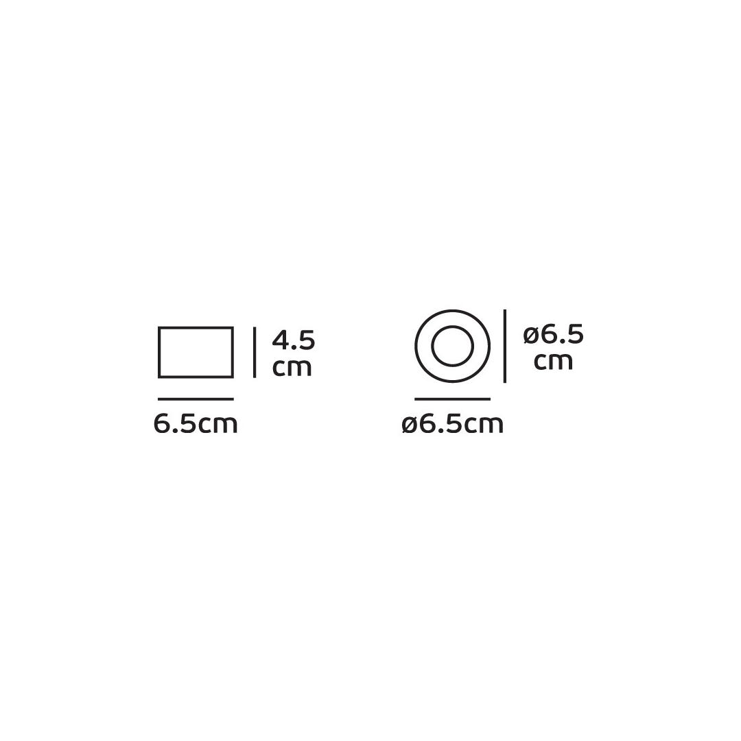 Spot aplicat LENS SMALL — imagine 2