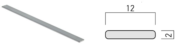 Profil LED 002 — montaj aplicat — imagine 1